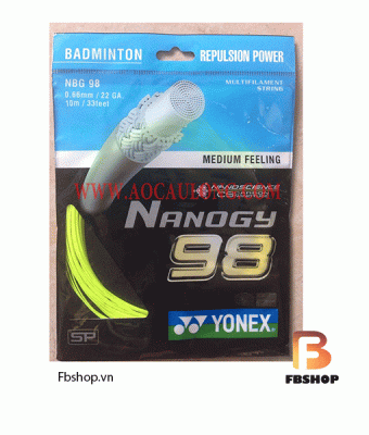 Cước đan vợt cầu lông Yonex Nanogy BG98