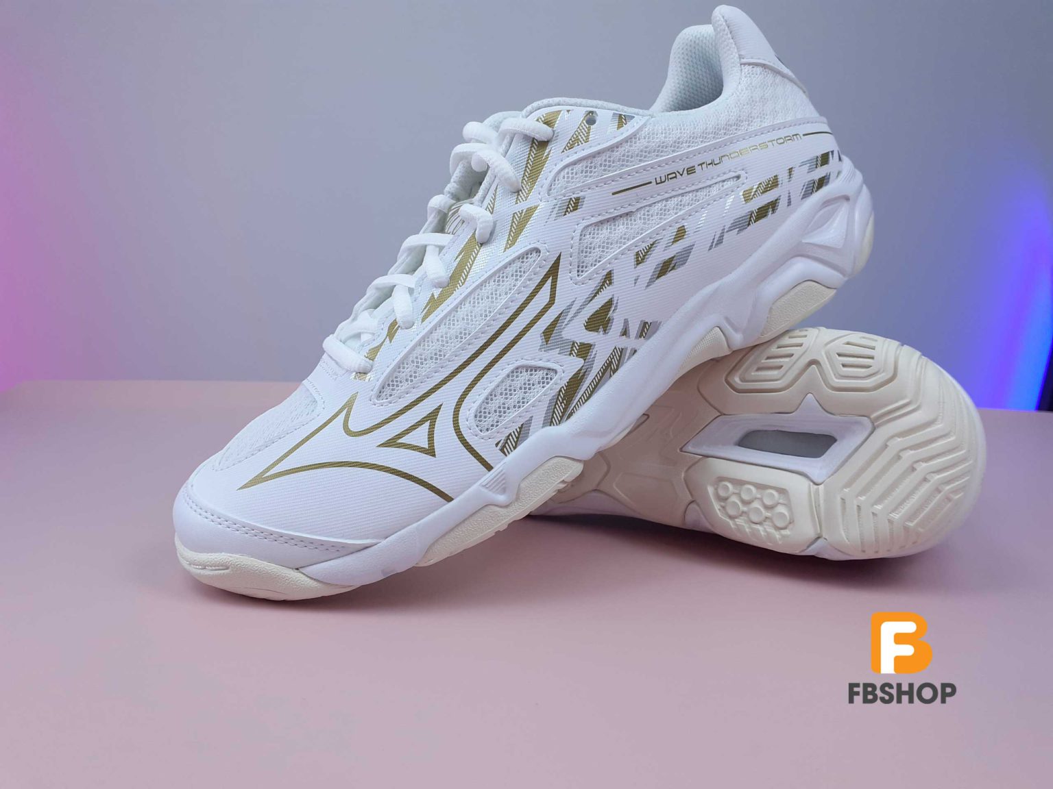 Giày cầu lông Mizuno WAVE THUNDERSTORM V1GA222158 