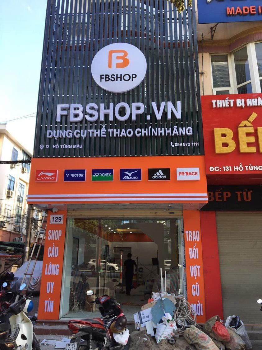 Hệ thống các cửa hàng cầu lông Fbshop Việt Nam