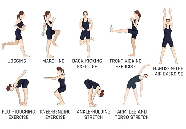 Khởi động kỹ trước khi thi đấu