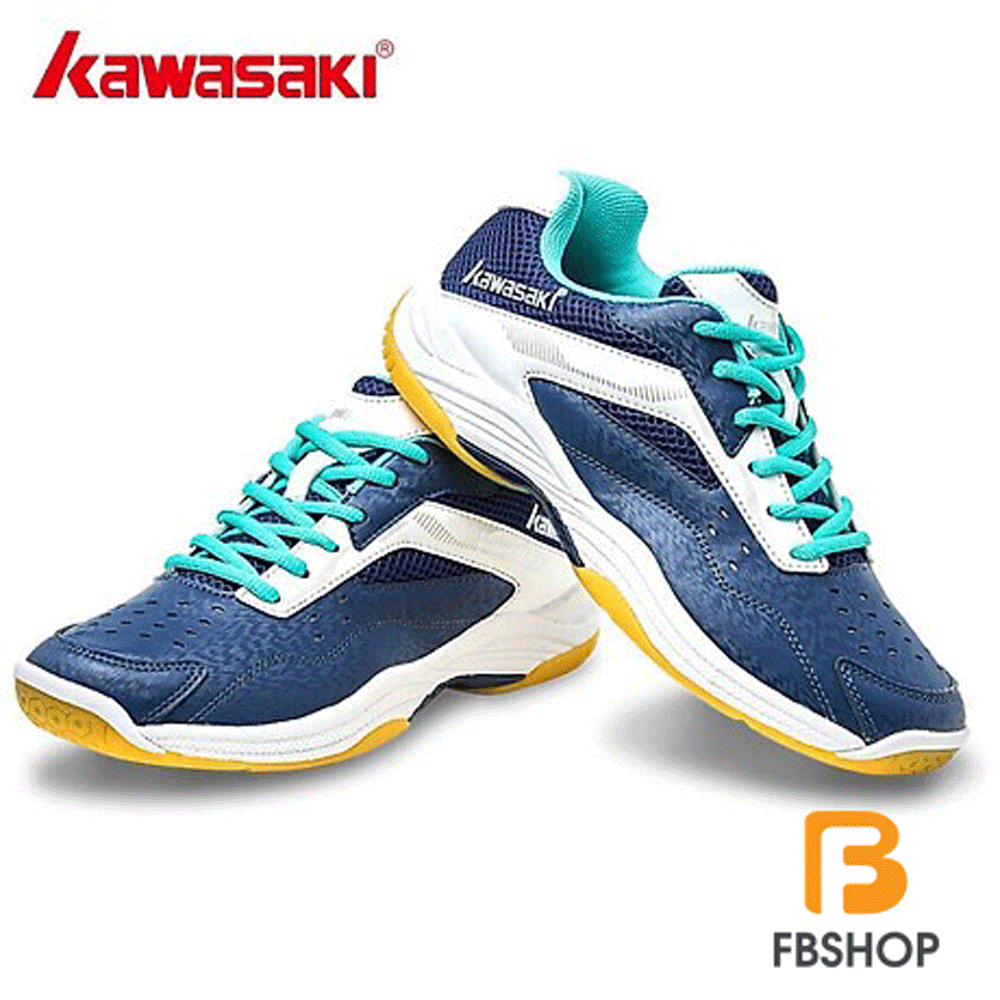 Giày cầu lông Kawasaki K086 trắng xanh