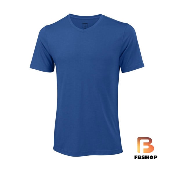 Áo Tennis Wilson Mens Spring Condition Blue