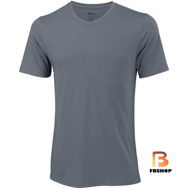 Áo Tennis Wilson Mens Spring Condition Grey