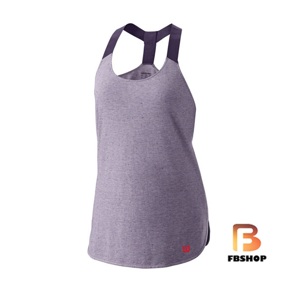Áo Tennis Wilson Womens UWII Vignette Purple