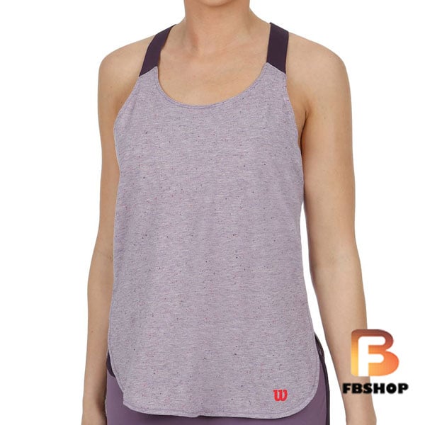 Áo Tennis Wilson Womens UWII Vignette Purple