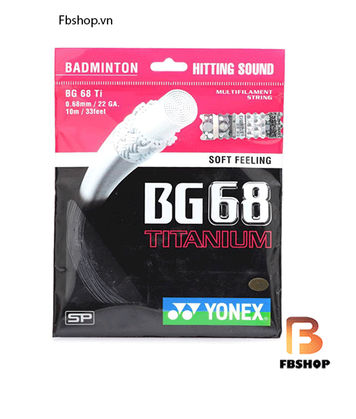 Cước đan vợt cầu lông Yonex BG-68 Titanium