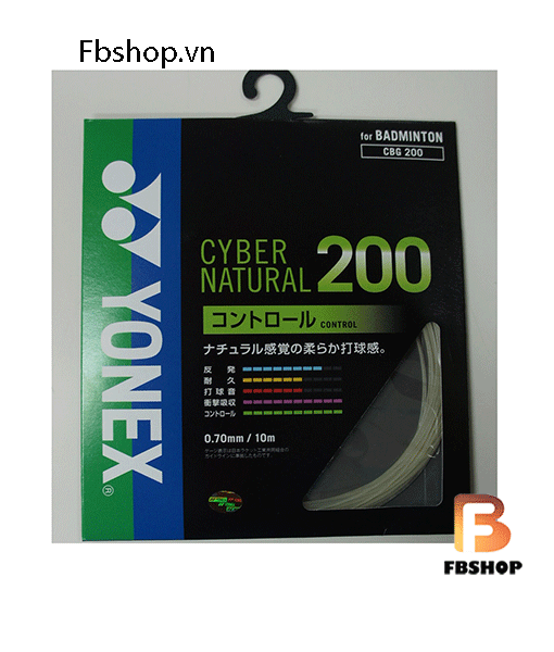 Cước đan vợt cầu lông Yonex BG Cyber Natural 200 JP
