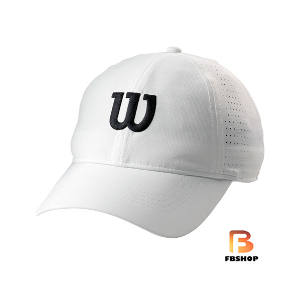 Mũ Tennis Wilson Ultralight White