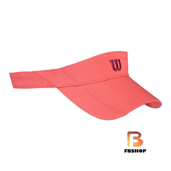 Mũ Tennis Wilson Visor Ultralight Red