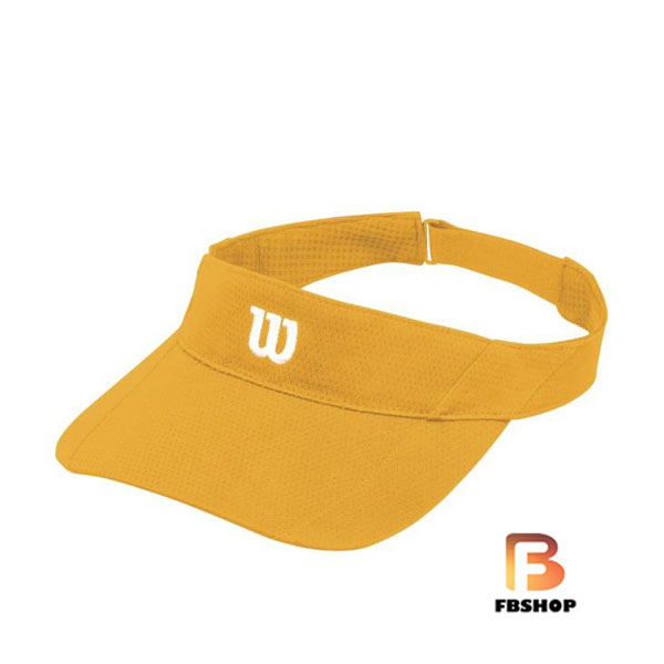 Mũ Tennis Wilson Visor Ultralight Yellow