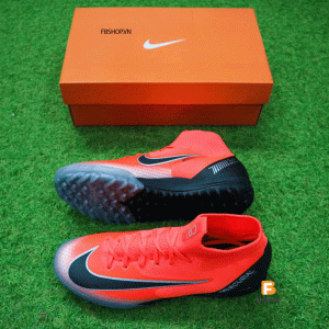 Giày đá bóng cao cổ Nike Mercurial Superfly 360 màu Đỏ Đen