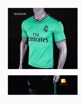 Áo Bóng Đá Real Madrid xanh ngọc