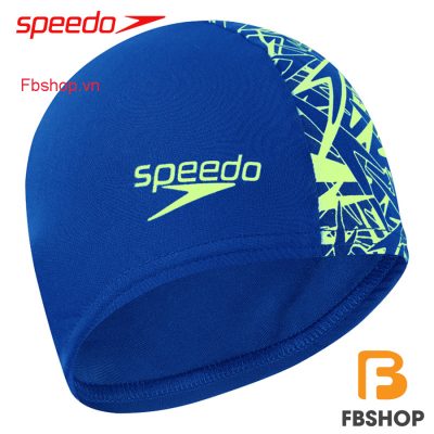 Mũ bơi vải unisex Speedo 808772 màu xanh dương