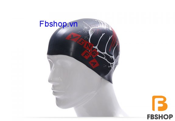 Hình ảnh Mũ bơi hạt Yingfa họa tiết DOT CAP C0069 màu đen