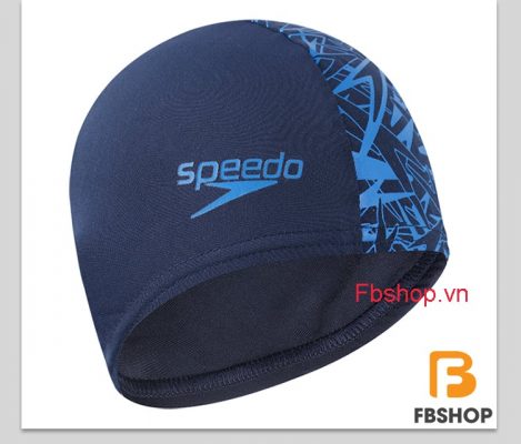 Mũ bơi vải unisex Speedo 808772 màu tím than