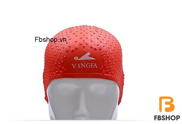 Hình ảnh Mũ bơi Yingfa hạt mưa C0061 màu đỏ