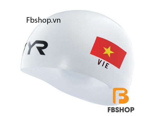 Hình ảnh tổng quan Mũ bơi TYR Blade racing cap Vietnam
