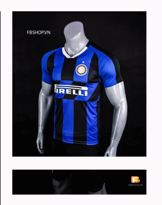 Áo Bóng Đá CLB Inter Milan xanh xọc đen