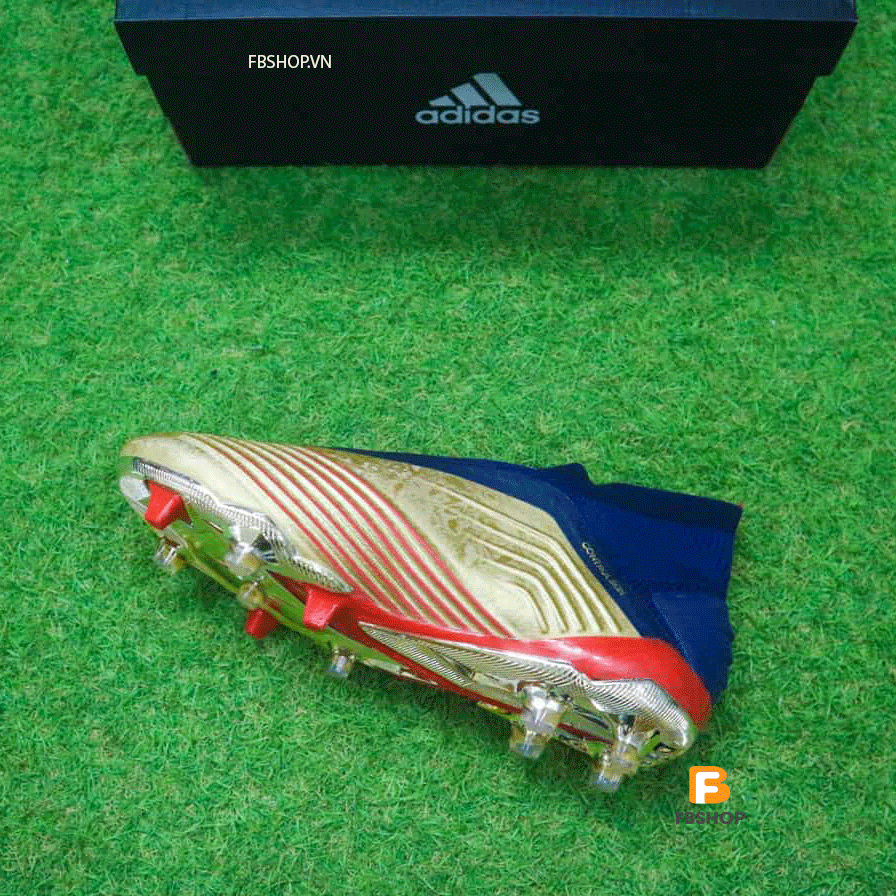 Gi y b ng kh ng d y Adidas Predator 19m u V ng Gold c a Zidane