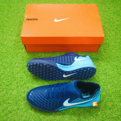 Giày Đá Bóng Nike Magista X màu Tím than gót xanh