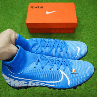 Giày đá bóng Nike Mercurial Superfly 7 Xanh Dương