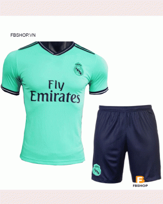 Áo Bóng Đá Real Madrid xanh ngọc