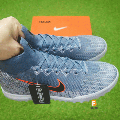 Giày đá bóng cổ cao Nike Mercurial xám Victory Pack