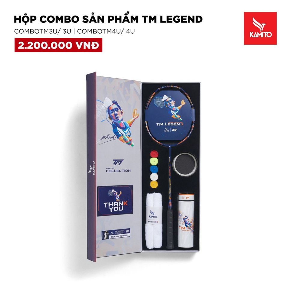 Vợt cầu lông Tiến Minh Legend | Chạm đam mê tiếp năng lượng