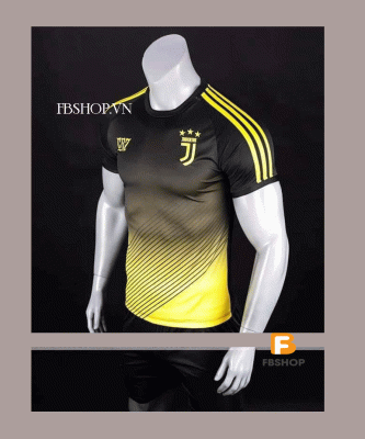 Áo Bóng Đá Juventus Fan Jersey đen vàng CR7