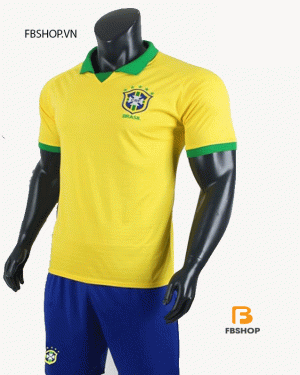 Áo Bóng Đá Đội Tuyển Brazil vàng / Thoáng mát, dễ chịu