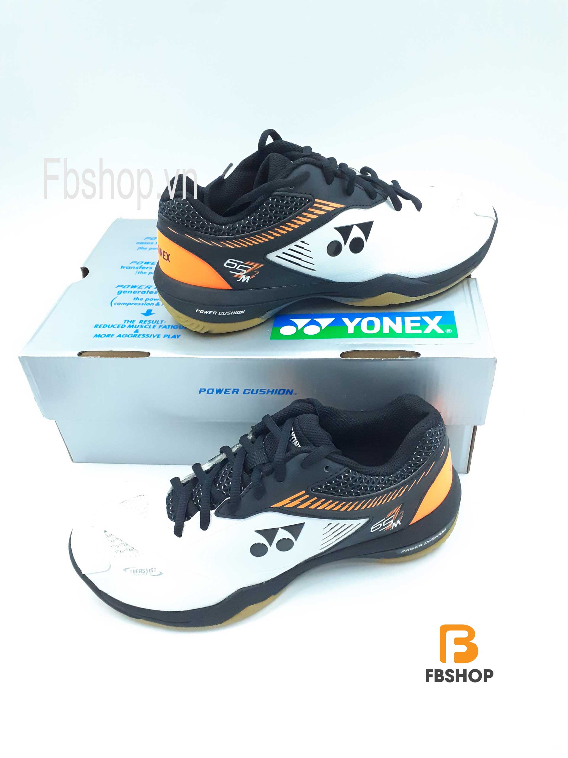 Giày cầu lông Yonex 65Z2 Trắng Cam