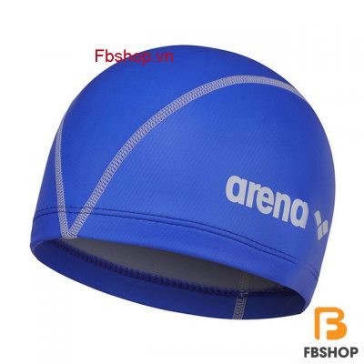 Hình ảnh Mũ bơi silicone vải Arena 6408E màu xanh dương