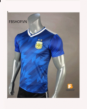 Áo Bóng Đá Argentina World Cup 2018/ sắc xanh nổi bật
