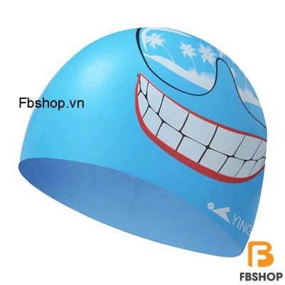 Hình ảnh tổng quan Mũ bơi Yingfa họa tiết mặt cười