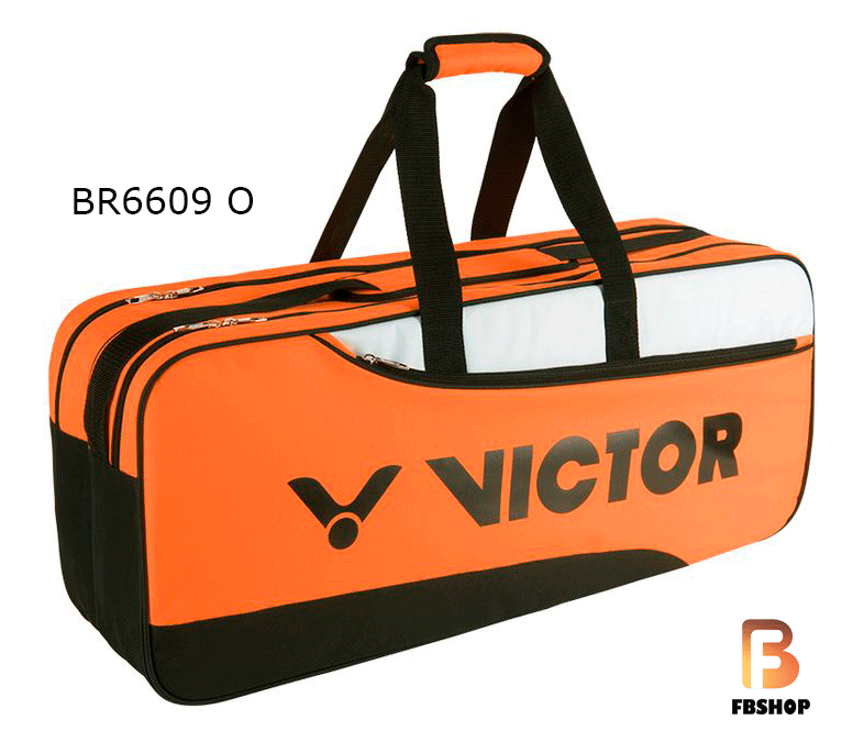 Bao vợt cầu lông victor br6609 - màu cam