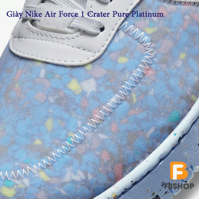Giày Nike Air Force 1 Crater Pure Platinum