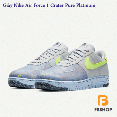 Giày Nike Air Force 1 Crater Pure Platinum