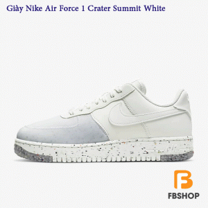 Giày Nike Air Force 1 Crater Summit White | Cấu Trúc Tuyệt Hảo