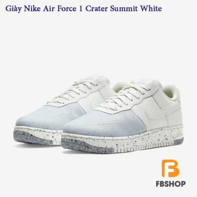 Giày Nike Air Force 1 Crater Summit White