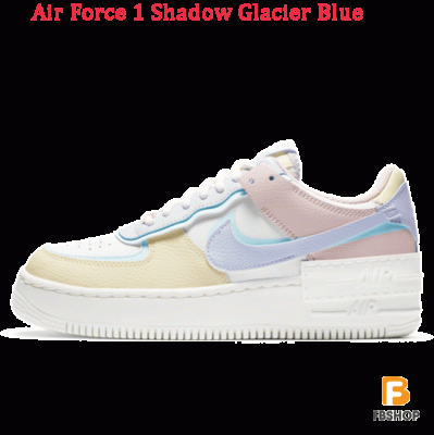 Giày Nike Air Force 1 Shadow Glacier Blue