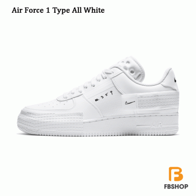 Giày Nike Air Force 1 Type All White