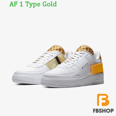 Giày Nike Air Force 1Type Gold
