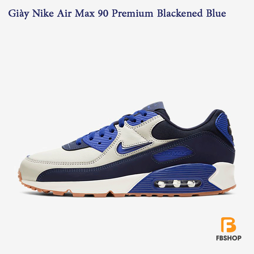 Giày Nike Air Max 90 Premium Blackened Blue