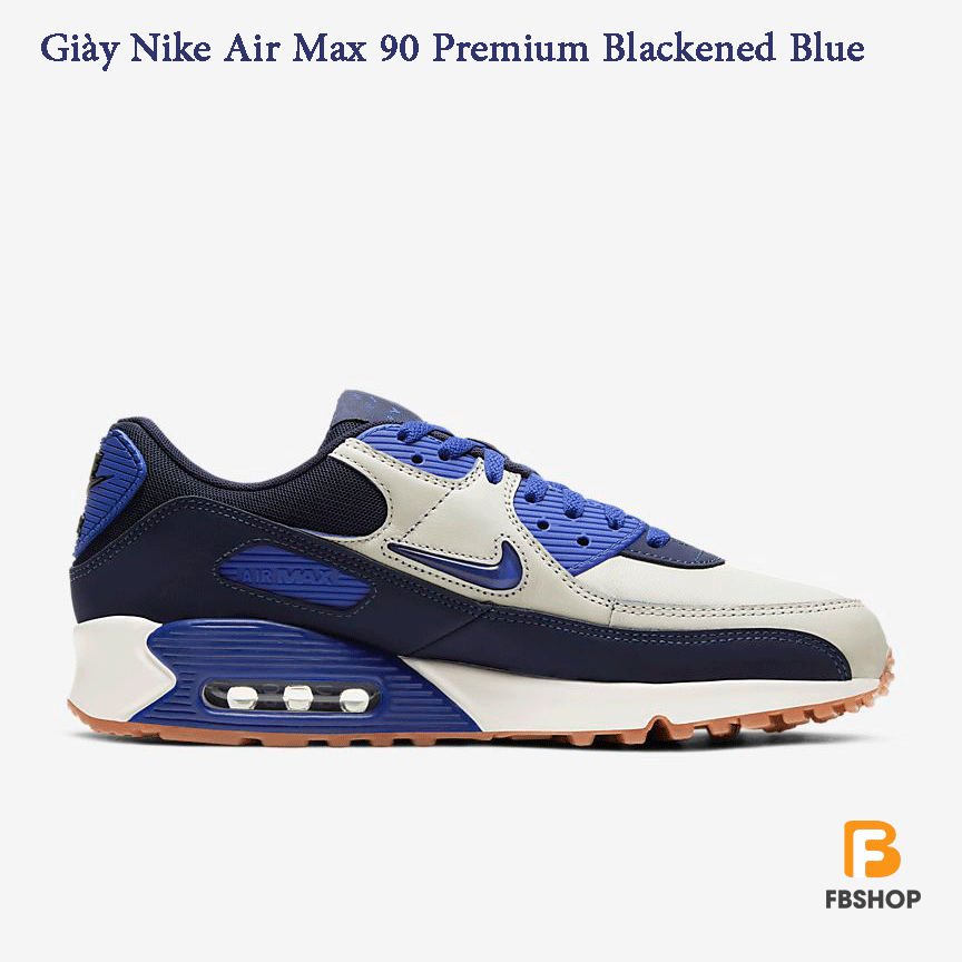 Giày Nike Air Max 90 Premium Blackened Blue
