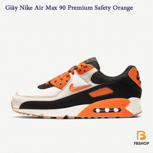 Giày Nike Air Max 90 Premium Safety Orange | Đặc Biệt Thoải Mái