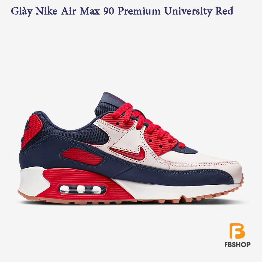 Air max 90 premium university clearance red