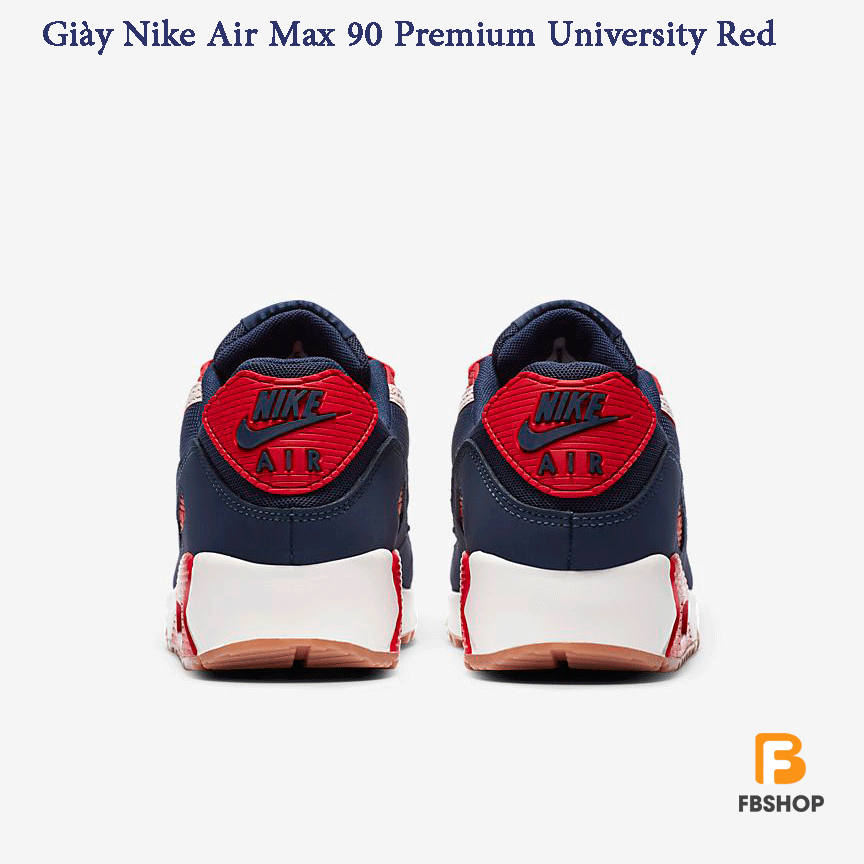 Giày Nike Air Max 90 Premium University Red