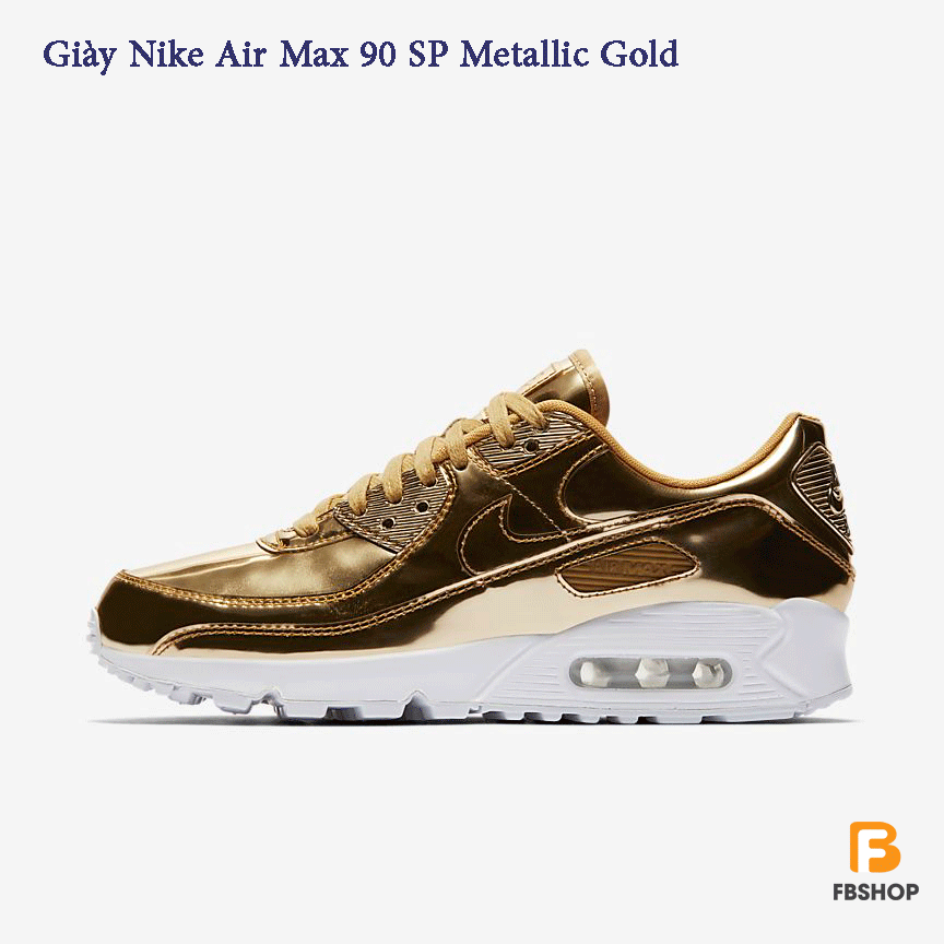 Giày Nike Air Max 90 SP Metallic Gold 