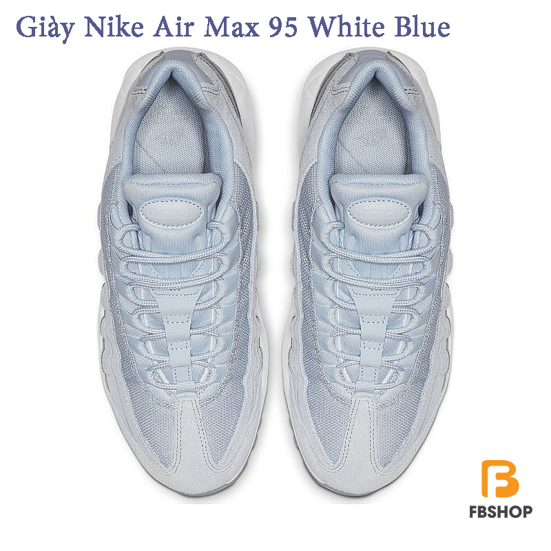 Giày Nike Air Max 95 White Blue