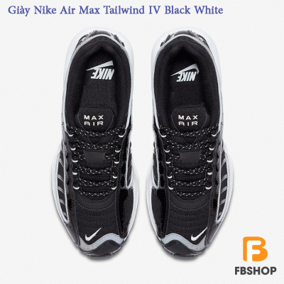 Giày Nike Air Max Tailwind IV Black White